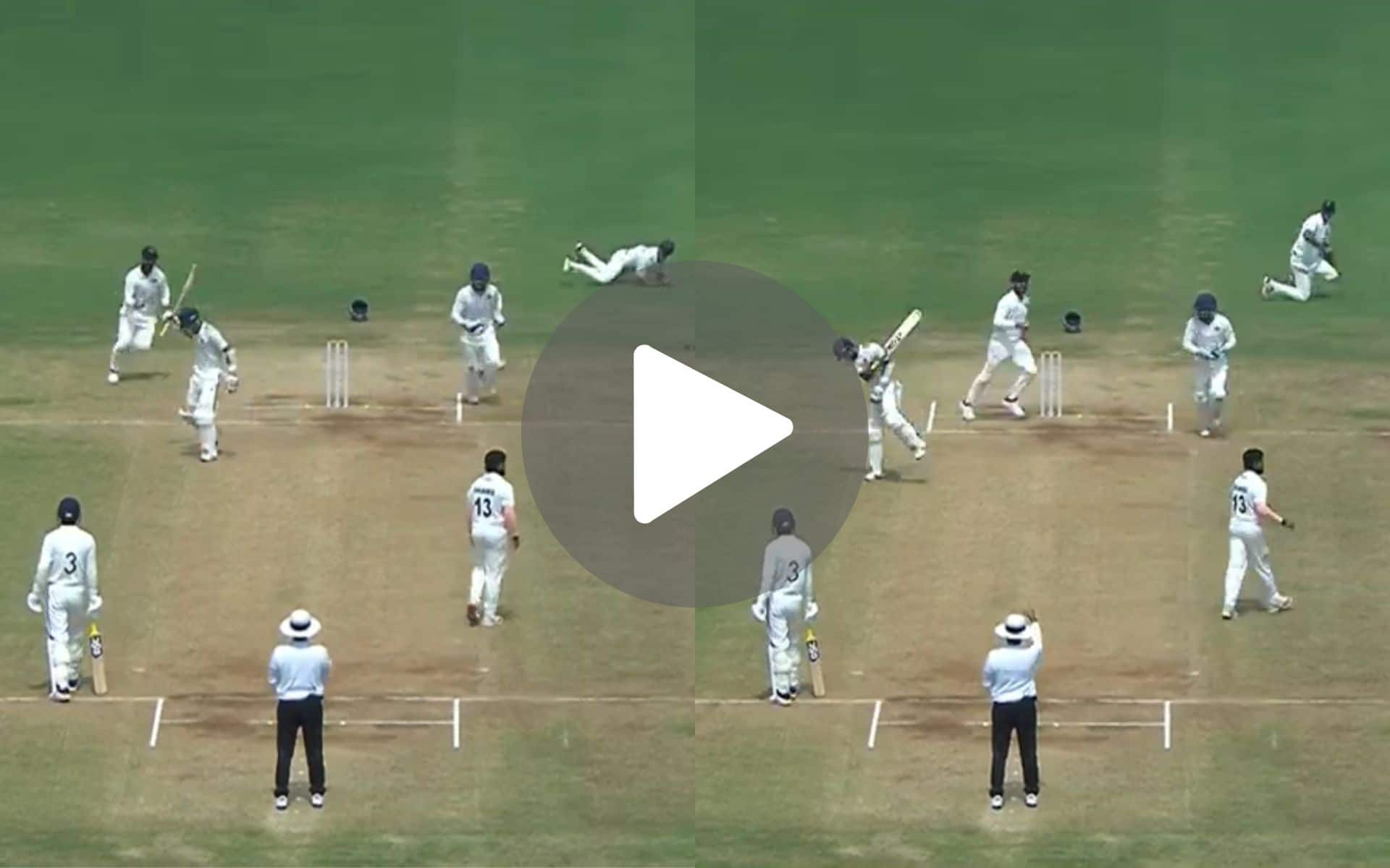 [Watch] Abhimanyu Easwaran Swings His Bat In Anger After Missing Out A Irani Cup Double Century